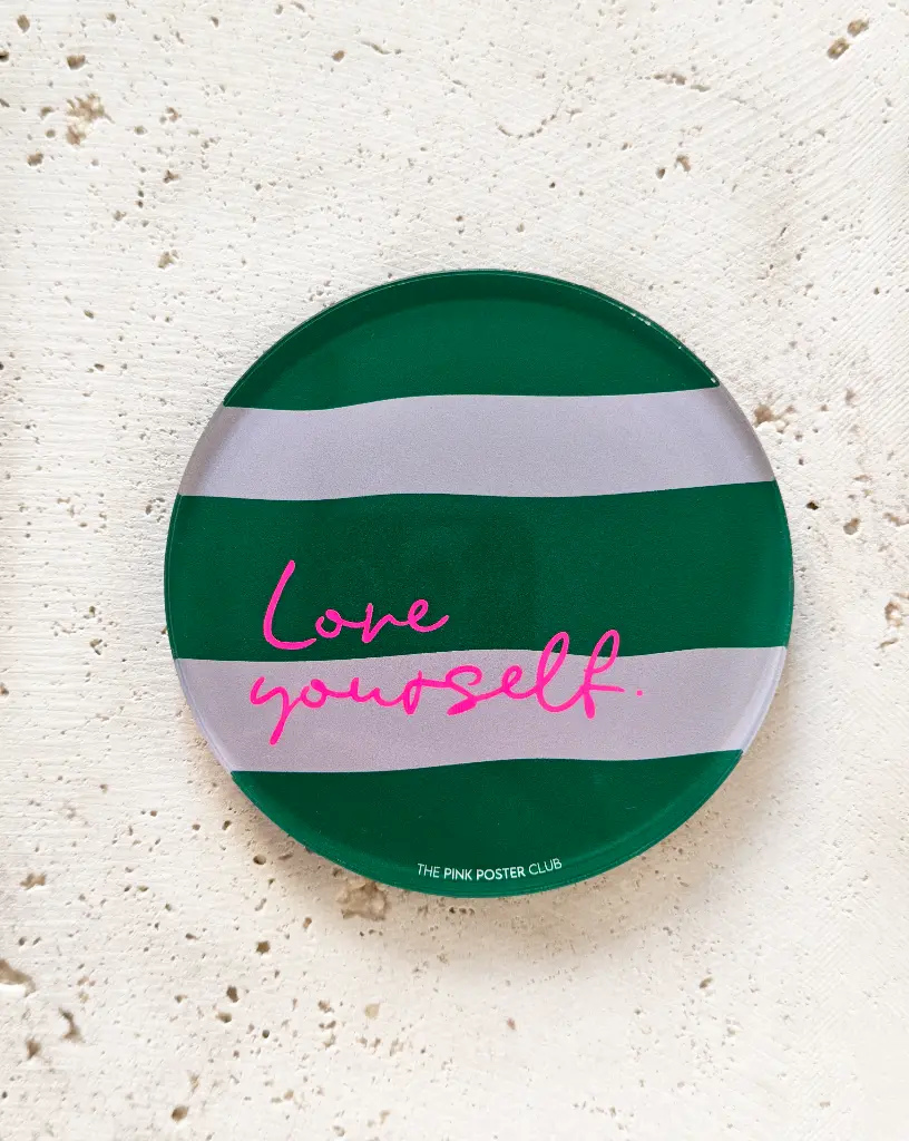 [PPC-02069] Love Yourself Neon Untersetzer aus Acryl
