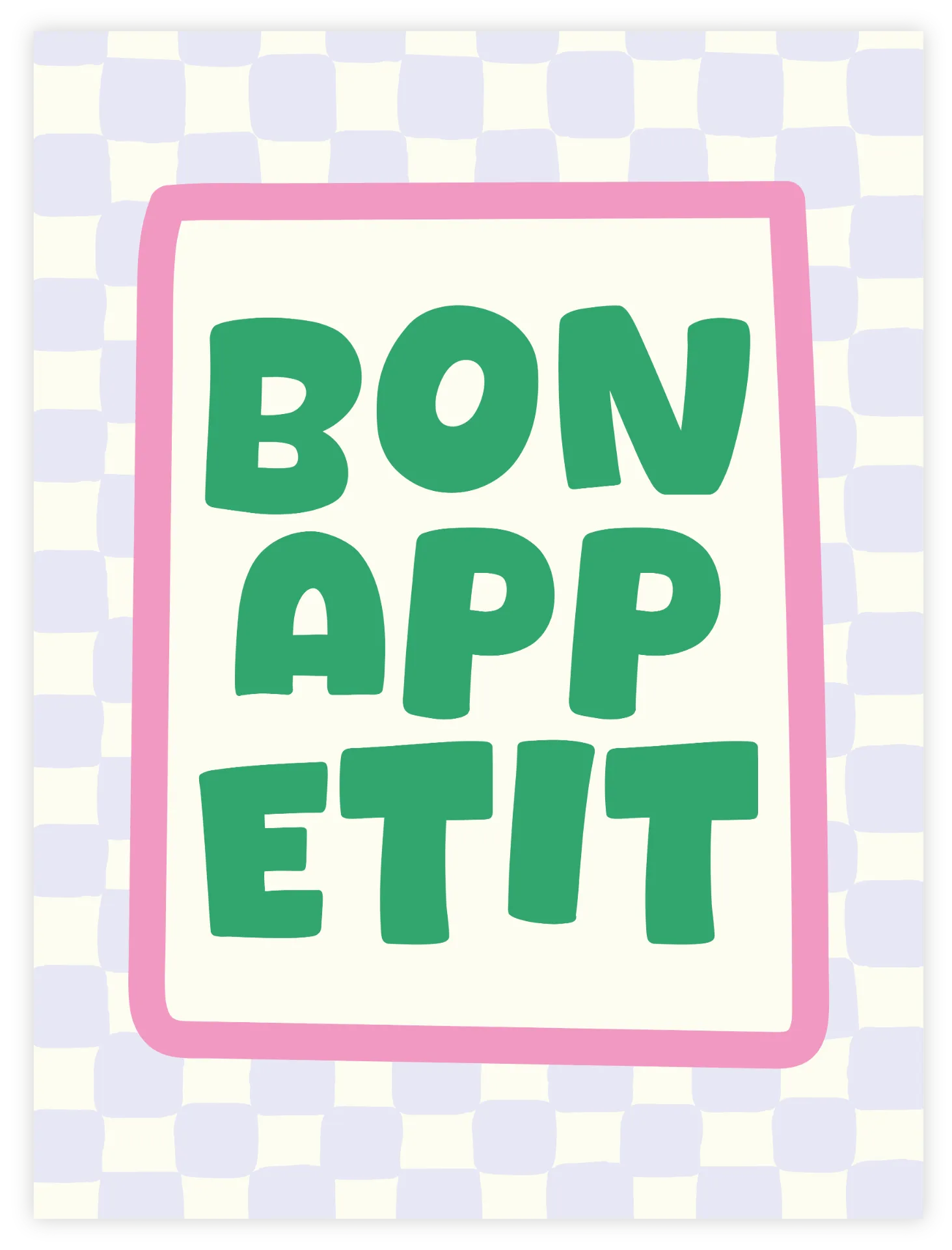 [IM-000293] Bon Appetit Poster (30 x 40 cm, Posterpapier)