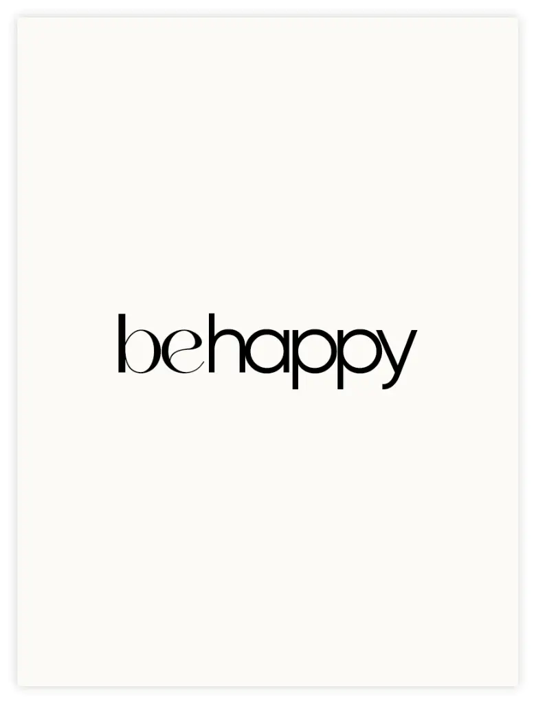 Be Happy Poster