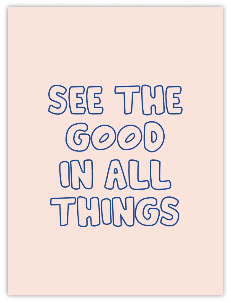 [PPC-00016] See The Good Poster (30x40cm, Posterpapier)