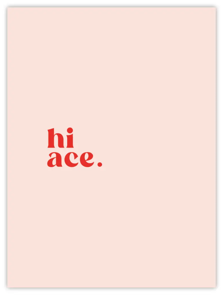 Hi Ace Poster