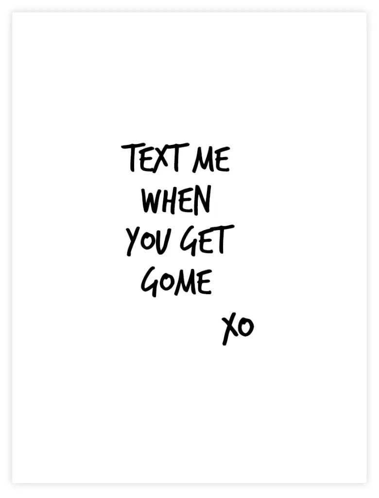 [PPC-00104] Text Me Poster (30x40cm, Posterpapier)