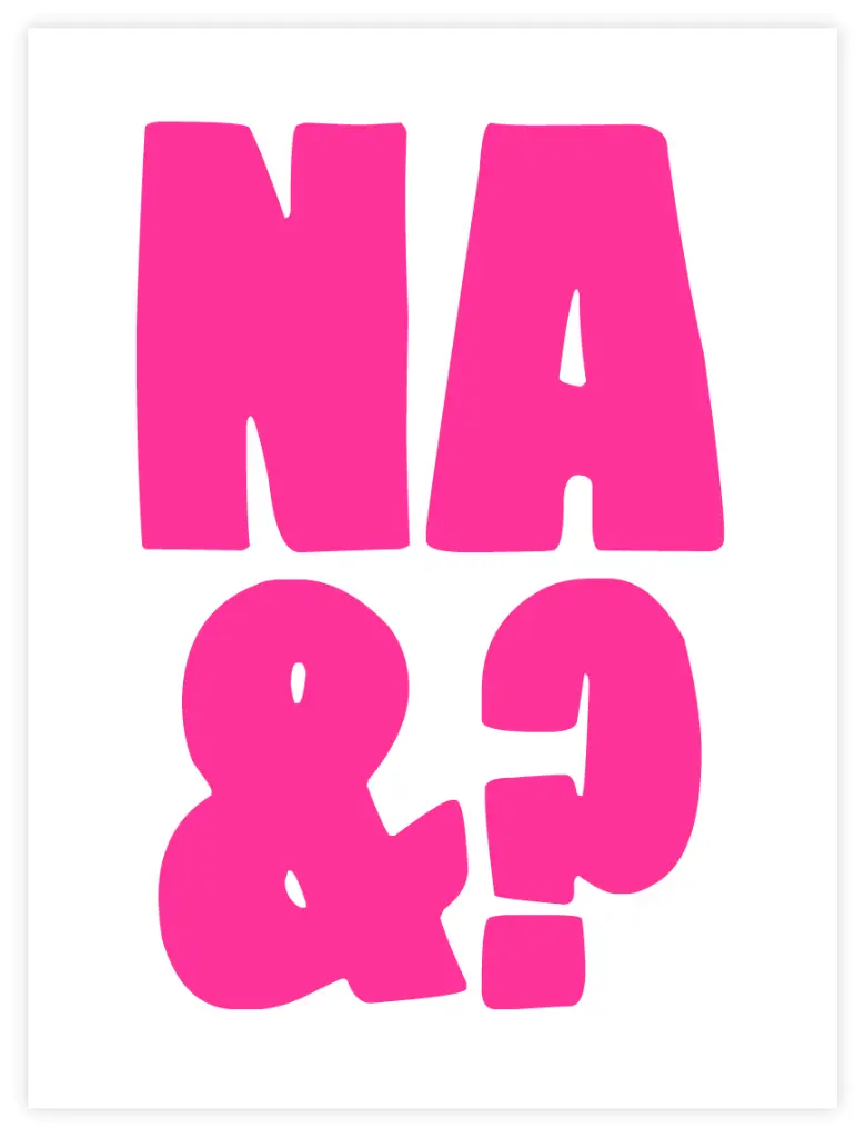 [PPC-00164] Na Und Neon Poster (30x40cm, Posterpapier)