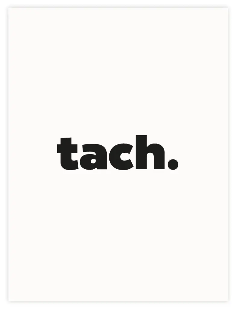 Tach Poster