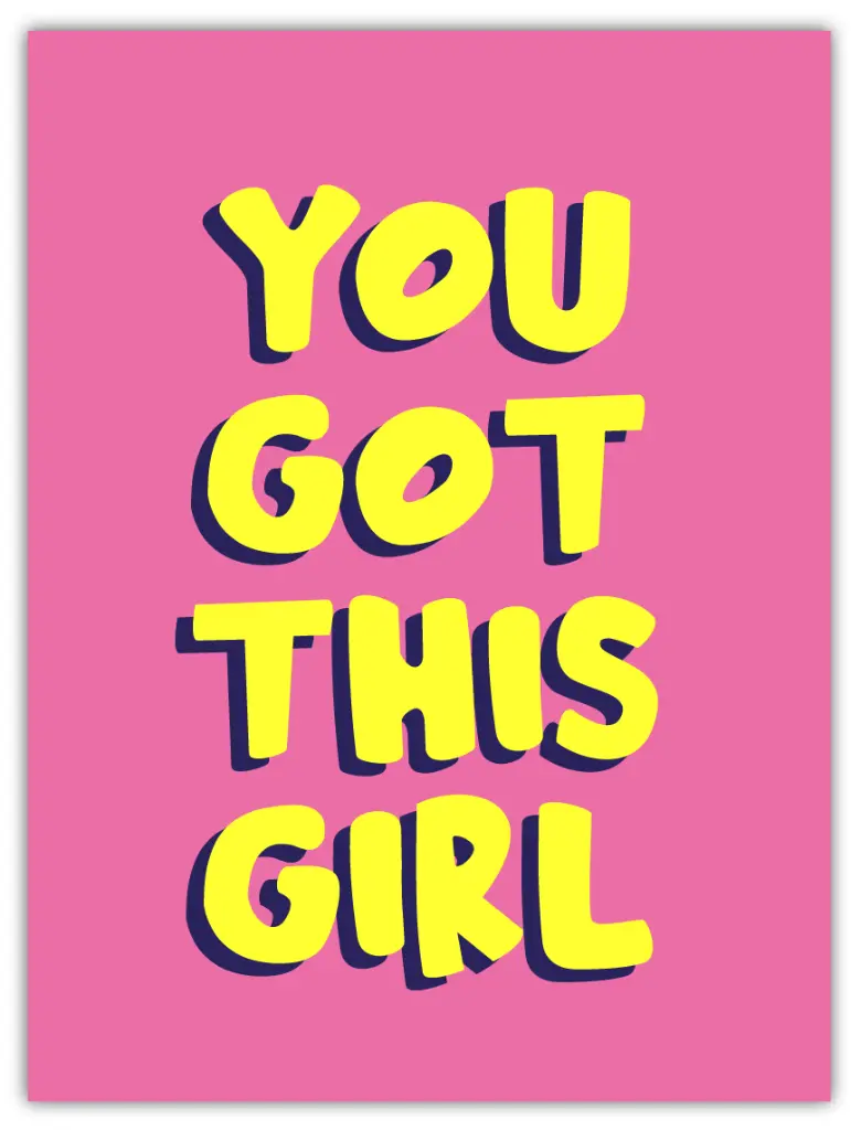 You Got This Neon Poster