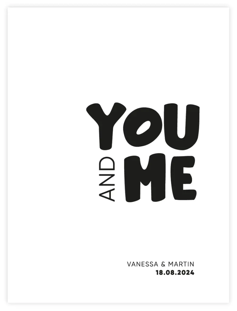 [PPC-00348] You And Me Poster (30 x 40 cm, Posterpapier)
