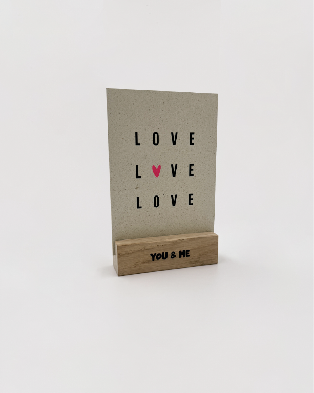 [PPC-00394] Postkartenhalter You & Me