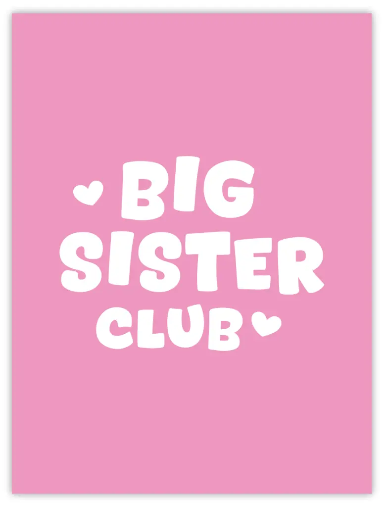 Big Sister Club Poster