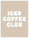 Iced Coffee Club Poster