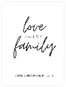 Love Makes A Family Poster