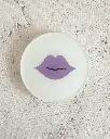 Kussmund Lila Untersetzer aus Acryl