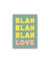 Blah Love Postkarte