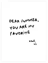 Dear Summer Poster
