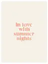 In Love With Summer Nights Poster
