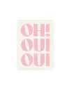 Oh Oui Oui Postkarte