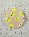Smiley Neon Untersetzer aus Acryl