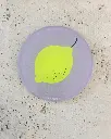 Lemon Neon Untersetzer aus Acryl