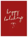 Happy Holidays Poster