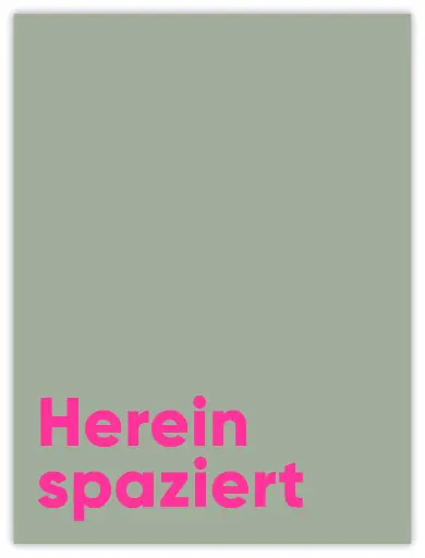 Herein Spaziert Neon Poster