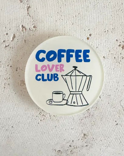 Coffee Lover Club Untersetzer aus Acryl