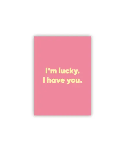 I'm Lucky Postkarte