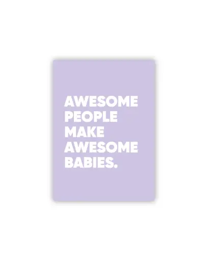 Awesome Babies Postkarte