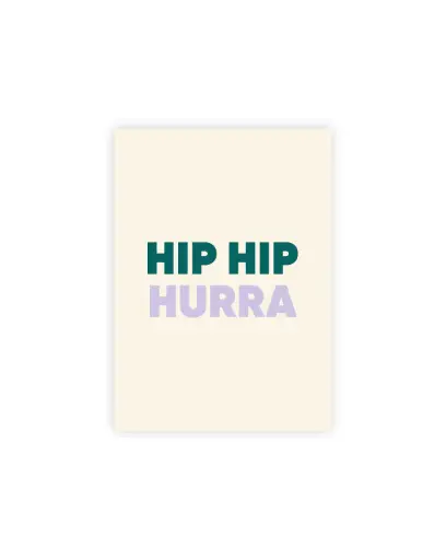 Hurra Postkarte