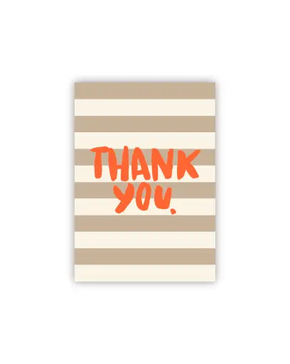 Thank You Postkarte