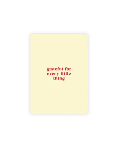 Grateful Postkarte