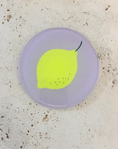Lemon Neon Untersetzer aus Acryl