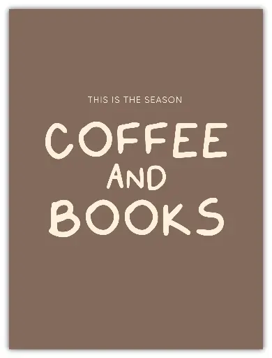 Coffee And Books Poster
