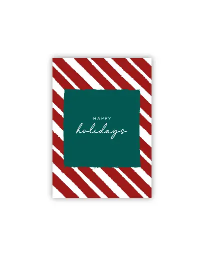 Happy Holidays Postkarte