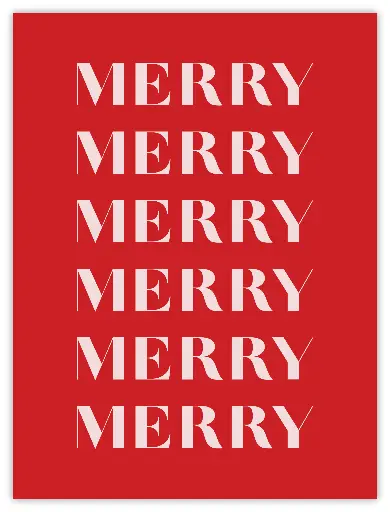 Merry Poster