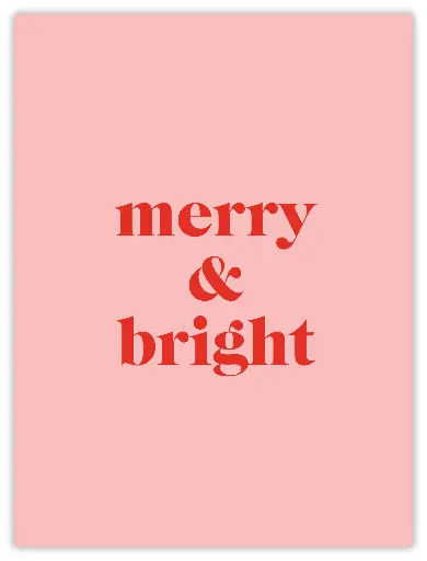 Merry & Bright Poster