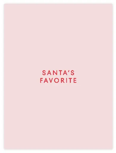 Santa's Favorite Poster