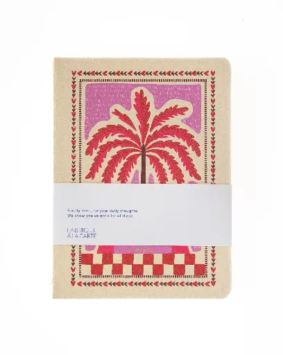 A-Journal Notebook Palmtree Pink