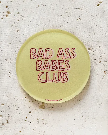 Bad Ass Babes Club Untersetzer aus Acryl